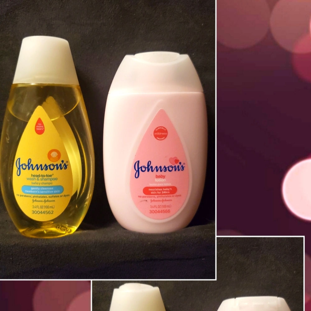 Johnsons & Johnsons baby shampoo/wash lotion bundle